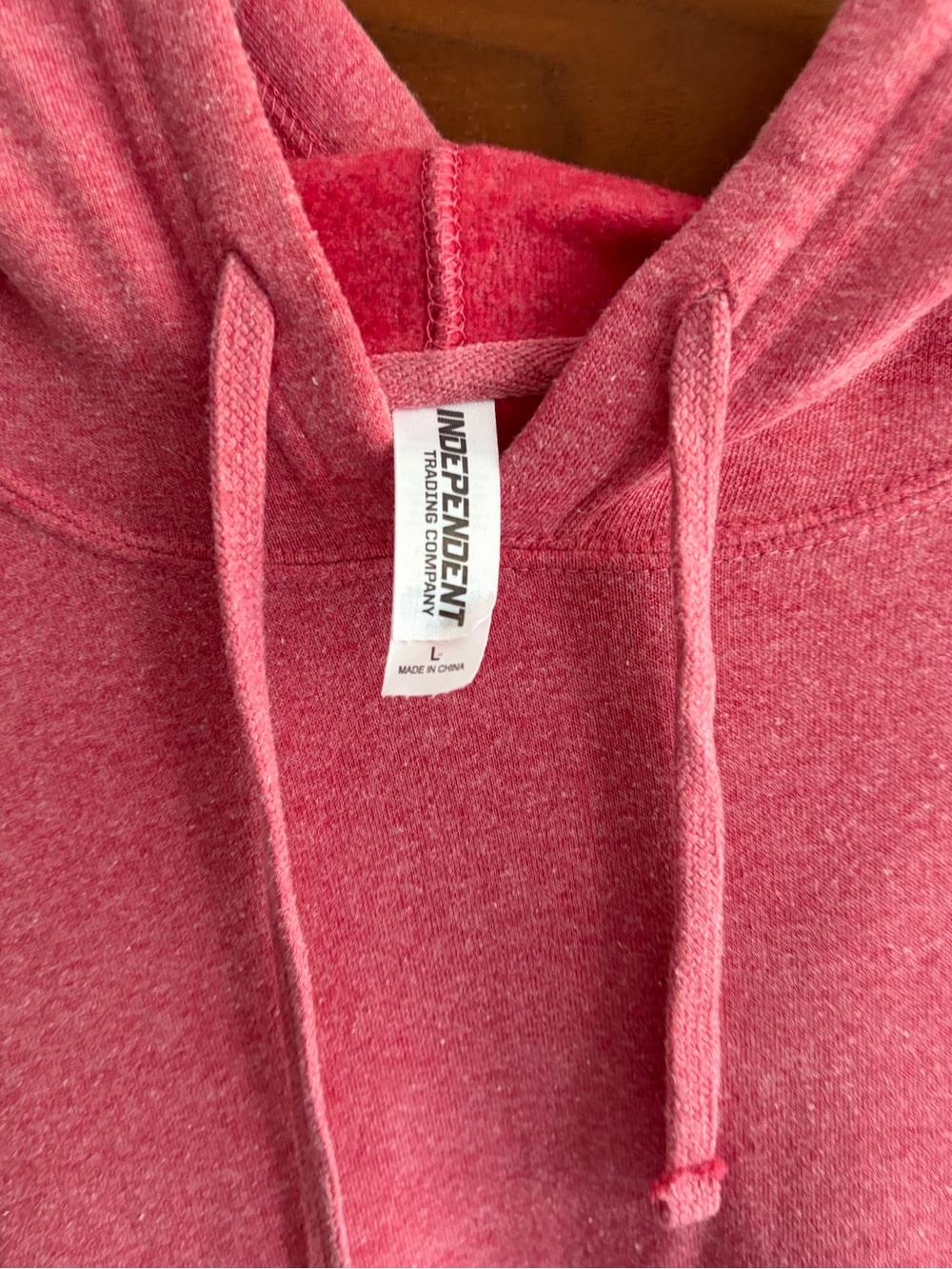 Pink Women's Hoodie Sweatshirt - Unbranded Comfort Pullover - Picture 3 of 4